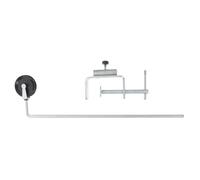 IWOWHERO Pulley and Clamp Set with Support Rod for Physics Experiments, Fixed Pulley Teaching Tool with Table Edge Clamp, Mechanical Assembly Model for School Science and Mechanics Learning