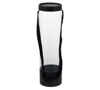 IWOWHERO Pvc Eternal Flower Box Handheld Flower Packing Container with Lid Black Bouquet Packaging Box for Party and Wedding Decoration