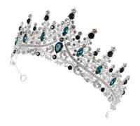 IWOWHERO Queen Rhinestone Crown Comb Elegant Crystal Headband for Weddings Birthdays and Costume Parties Bridesmaids and Princess Dress-up