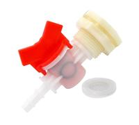 IWOWHERO Rabbit Watering System Valve Kit Automatic Crack-resistant Plastic Ball Valve with Barb Connector for Rain Barrels and Pet Hydration Needs