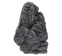 IWOWHERO Realistic Resin Stone Ornament for Fish Tank Decoration, Pollution-free Black Artificial Rock for Aquarium Landscaping, for Bonsai Tree Displays and Aquatic Scenery