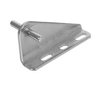 IWOWHERO Refrigerator Door Hinge Stainless Steel Left Middle Post S03 Freezer Fridge Door Fastener Replacement Cooler Hinge Repair Part for Kitchen Cold Cabinet