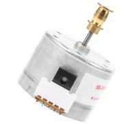 IWOWHERO Replacement Motor for Turntable Vinyl Record Player 3-speed Copper Motor with Silver Finish, Versatile and Portable Phonograph Part for Music Collection the Listening