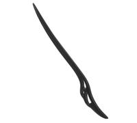 IWOWHERO Retro Chinese Style Hairpin Ebony Decorative Hair Combs for Women Vintage Bun Holders Handmade Carved Hair Sticks
