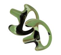 IWOWHERO Reusable Soft Silicone Ear Mold Earpiece Inserts for Interphone Lightweight Small Compatible with Coil Tube Audio Kits Noise-reducing Comfortable for Left and Right Ear Use