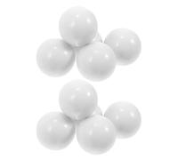 IWOWHERO Roulette Wheel Replacement Balls Multiplayer Compatibility 10pcs White Acrylic 14mm High Visibility for 12-16 Inch Turntable for Party Entertainment and Table Games