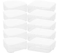 IWOWHERO Salon Makeup Puff Container Lid Powder Puff Triangle Holder for Travel