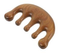 IWOWHERO Sandalwood Massage Comb Natural Wide Tooth Anti-static Hair Scalp Massager for Meridian Stimulation and Headache Relief Suitable for Men and Women