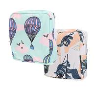 IWOWHERO Sanitary Napkin Bag Set Portable Sanitary Pad Pouch Elegant Compact for On-The-go