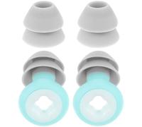 IWOWHERO Silicone Noise Cancelling with Replaceable Reusable Sound for Sleeping Concerts Travel Work Comfortable Human Ear Fit Design