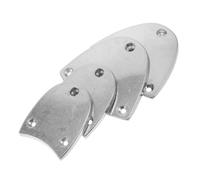 IWOWHERO Silver Aluminium Heel Plates Size 40 1 Pair for Boots | Replacement taps for dancing shoes, anti slip and lightweight, screws included for secure fit, all season use