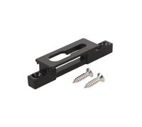 IWOWHERO Sliding Door Lock Strike Plate Metal Double Hole Sliding Window Keeper Strong Weatherproof Hardware for Home and Dormitory Use