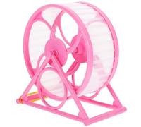 IWOWHERO Small Animal Running Wheel, Plastic Silent Running Exercise and Entertainment Wheel for Hamster Cage Use