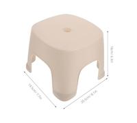 IWOWHERO Small Ice Blue Grey Stepping Foot Stool for Adults, Household Bathroom Toilet Step Stool, Compact Non-Slip Footrest for Toilet Training and Daily Use