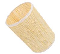 IWOWHERO Small Woven Rattan Lampshade for E27/E14 Table and Floor Lamps, Decorative Handwoven Light Cover, Suitable for Bedroom and Hotel Use