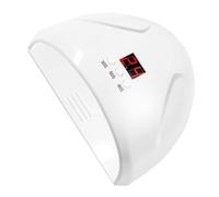IWOWHERO Smart Sensing Nail Gel Polish Curing Machine with LED Lamps Automatic Sensor Even Heat Distribution Digital Timer Display White UV LED Nail Dryer for Manicure and Pedicure