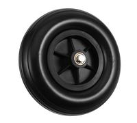 IWOWHERO Solid Front Wheelchair Wheels Replacement Anti-Slip PU PVC Casters for Mobility Wheelchairs and Walkers with Enhanced Traction for Seniors