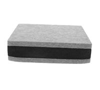 IWOWHERO Soundproof Floor Mat Speaker Isolation Pads 20X20X5.2Cm Foam Insulation Panels for Subwoofer Monitor Speakers Grey Acoustic Dampening Base