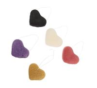 IWOWHERO Sponge Scourers for Face 5pcs Makeup Sponge Cleaner Reusable Easy to Use Facial Pads Random Color