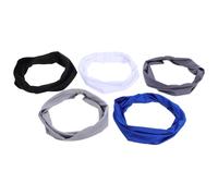 IWOWHERO Sports Headbands with Comfortable Fit and Sweat Protection 5pcs for Boys, Elastic Polyester and Spandex Sweatbands for Physical and Outdoor Activities