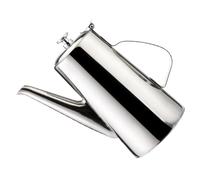 IWOWHERO Stainless Steel Kettle with Removable Strainer Long Spout Cold Water Pitcher for Household Kitchen Oil Pot and Soup Serving Anti-Scald Handle Suitable for Tea and Hot Beverages