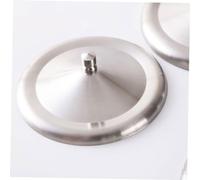 IWOWHERO Stainless Steel Round Mug Lid Replacement Dome Cover for Tea Kettle Versatile Cup Cover for Drinks Portable Metal Beverage Cap