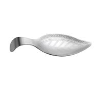 IWOWHERO Stainless Steel Tea Scoop Leaf-Shaped Teaspoon with Comfortable Grip for Loose Tea Spoon and Coffee Decorative Practical Kitchen Accessory