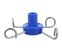 IWOWHERO Stainless Steel Vertical Infusion Stand Hook, 1.6cm Inner Diameter Hanging Hook for Infusion Rack Accessories, Medical Fluid Administration Hanger for Hospital and Clinic Use