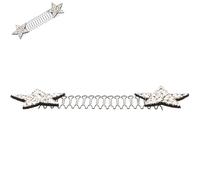 IWOWHERO Star Hair Clip Comb Hair Finishing Fixer Pin Invisible Mini Bangs Holder for Women and