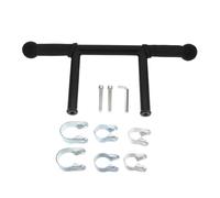 IWOWHERO Stroller Armrest Trolley Pushchair Handlebar Extender Portable Stroll Handle Extension Bar Stroller Handle Extender for Pushchair Plastic Black