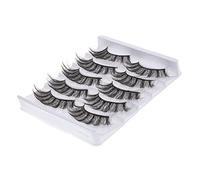 IWOWHERO Thick False Eyelashes for Women Lash Extensions in Natural Style Fake Eyelash Extensions for Everyday Use and Comfortable Fit