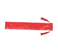 IWOWHERO Thickened Cloth Mahjong Rack Cover with Red Dragon Pattern Drawstring Sleeve Protector for American Foldable Board Game Pushers Portable Storage Bag for Mahjong Accessories