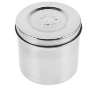 IWOWHERO Thickened Stainless Steel Medical Storage Jar with Airtight Lid Large Capacity Tea Bag Container for Clinic Kitchen Household Use