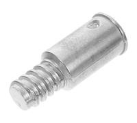IWOWHERO Threaded Broom Connectors with Broom Sweeper, 20.4mm American Standard Aluminium Alloy Tip for Straight Rod Telescopic Poles, Secure Connection for Household Cleaning