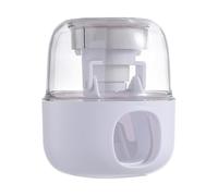 IWOWHERO Toothpaste Holder Multipurpose and Wall-Mounted Automatic Silicone Toothbrush Storage Rack, Waterproof Toothpaste Squeezer for Suitable for Bathroom Use Adults and Children