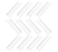 IWOWHERO Transparent Nail Tips Long Curved Half Coverage Nail Extensions for DIY