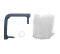 IWOWHERO Triangle Filter Bag Holder for Sink with Large Capacity Plastic Mesh Bags Rack to Drain Food Leftovers and Prevent Sewer Blocking, Kitchen Sink Strainer Basket