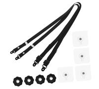IWOWHERO Tv Adjustable Strap for Furniture Securing Anchor Kit for Wall Safety Prevent Tipping for Wardrobe Dresser Cabinet No Drill Required Secure Your Tv Stand This Safety Product