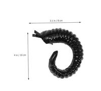 IWOWHERO Two Pairs Sheep Horn Hair Clips Lightweight Costume Props for Halloween Cosplay Unique Black and White Fancy Headwear for Adults and Fun Party Accessories