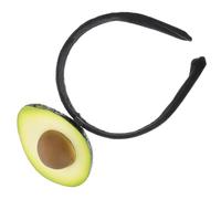 IWOWHERO Unique Avocado Headband Lightweight Funny Spa Hair Accessory for Women Multipurpose Face Washing Band and Cartoon Hair Hoop for Skincare and Beauty Routines