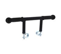 IWOWHERO Universal Stroller Handle Extension Bar for Baby Stroller Pushchair, Stainless Steel Dual-Tube Heightened Armrest with 25 Clips, Compatible with Prams and Trolleys for Comfortable