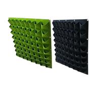 IWOWHERO Vertical Hanging Planter Plant Grow Bag with 12 Pockets Felt Material Easy to Use and Environmental-friendly for Indoor Gardening and Wall Hanging Vegetables and Perennials