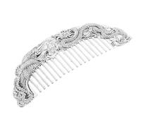 IWOWHERO Vintage Dragon and Wide Tooth Comb for Men and Women Hair Styling Tool for Wet and Curly Hair Grooming Unique Decorative
