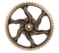 IWOWHERO Vintage Industrial Style Wooden Gear Wall Art Lightweight Retro Wood Gear Decor for Home Bar Shop Window Creative Wall Hanging Decoration Compact for Indoor Outdoor Use