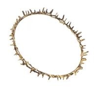 IWOWHERO Vintage Metal Thorn Crown Hair Accessory for Women Barbed Wire Design King Crown for Homecoming Renaissance Fair Party Wedding and Costume Events