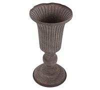 IWOWHERO Vintage Style Flower Pot Classic Garden Urn Planter with Stable Placement No Assembly Required Home Desktop Decoration Floral Arrangement Container Tabletop Ornament