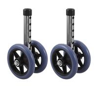 IWOWHERO Walker Caster Wheel Silent Mobility Wheels for Elderly Height Adjustable Easy Install Caster Replacement Accessories for Walking Aid