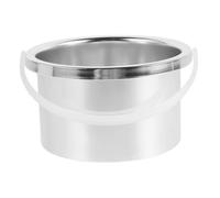 IWOWHERO Wax Melting Pot 105mm Inner Diameter Aluminum Alloy Waxing Warmer Pot Insert for Hair Removal Professional Hot Wax Warmer Machine Replacement Bowl