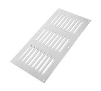 IWOWHERO Weatherproof Aluminum Alloy Outdoor Vent Cover Louvered Wall Vent Grille for Dryer Exhaust Construction Easy Installation for Exterior Walls and Ceilings
