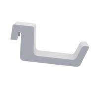 IWOWHERO White Anti-slip Headphone Holder Rack with Support Bar for Gaming Console Multi-function Headset Stand and Organizer for Desk Wall Mount Bracket Compatible with Over-ear Headphones
